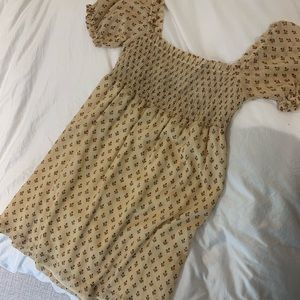 Sezane Jeanne floral babydoll dress size 42